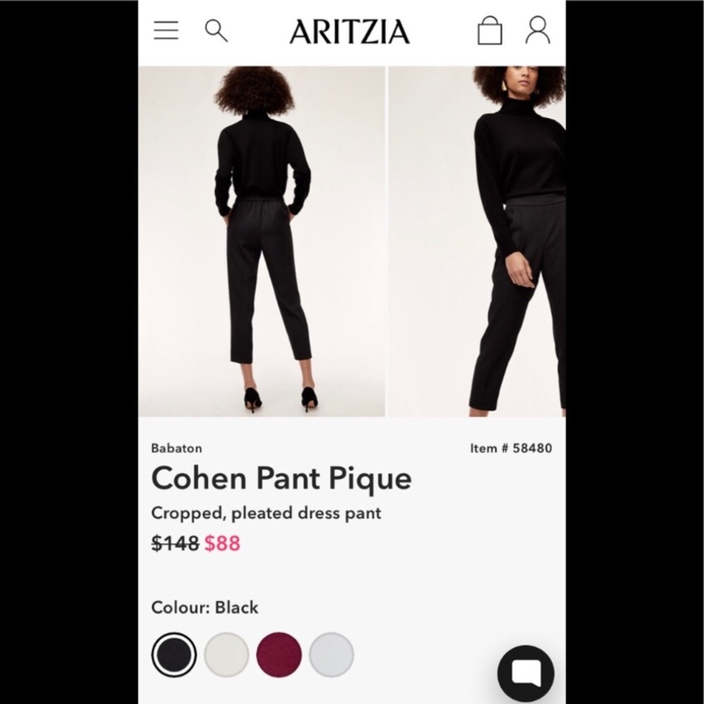 Aritzia Babaton Cohen pants